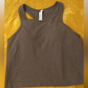 Lululemon ebb to street cropped racerback tank top